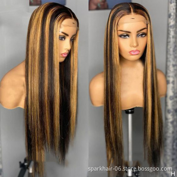 12A Raw Cambodian Cuticle Aligned Hair Transparent Lace Front Wig For Black Women Bone Straight Hd Full Lace Human Hair Wig